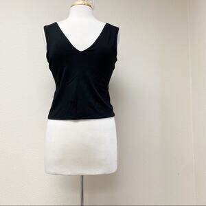 Hugo Boss V-neck Tank Top Black Size 6